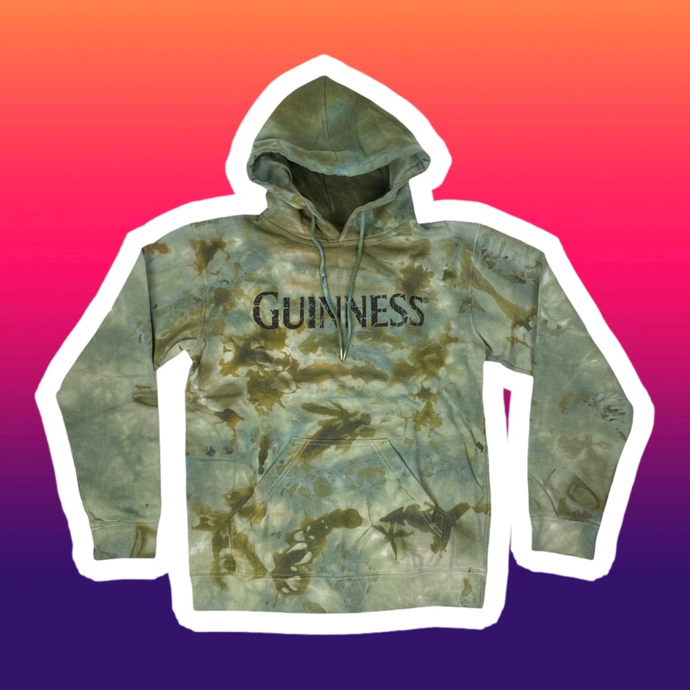 NWOT Guinness Beer Tie Dye Hoodie Size Small